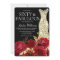 Red Roses Golden Gown Black 60th Birthday Party