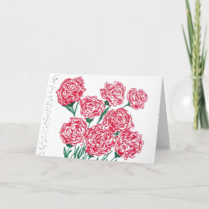 Red Roses Greeting Card