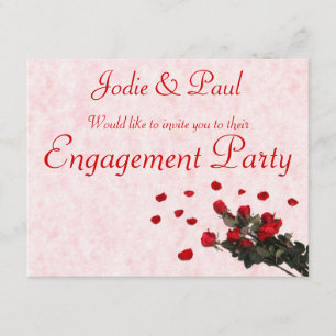 Red Roses - Invitation