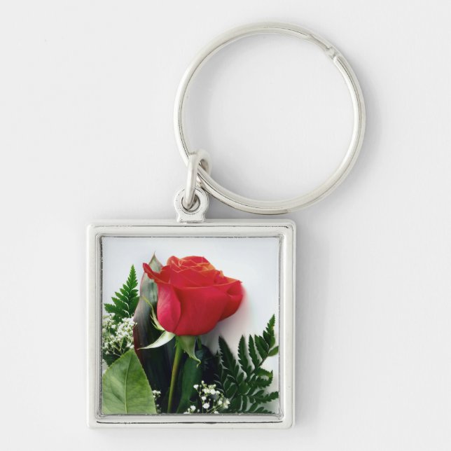 Red roses keychain (Front)
