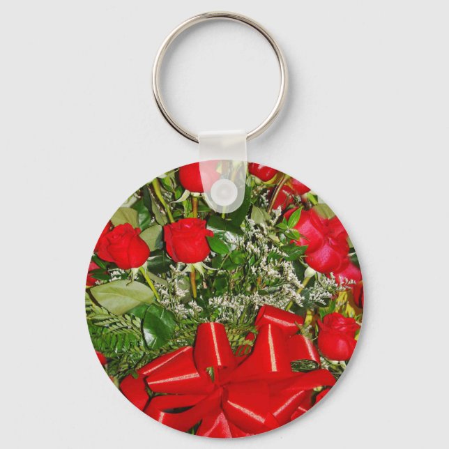 Red Roses_ Keychain (Front)