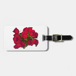 Red Roses Luggage Tag