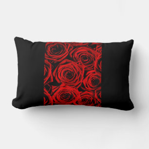 Red Roses Lumbar Pillow