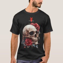 Red Roses Metal Skull | Ben Elkanar