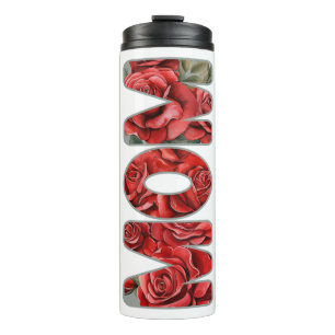 Red Roses Mom Thermal Tumbler