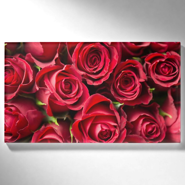Red Roses Name Tag (Front)