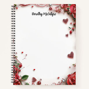 Red Roses Notebook