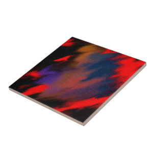 Red roses of our vibrant continent tile