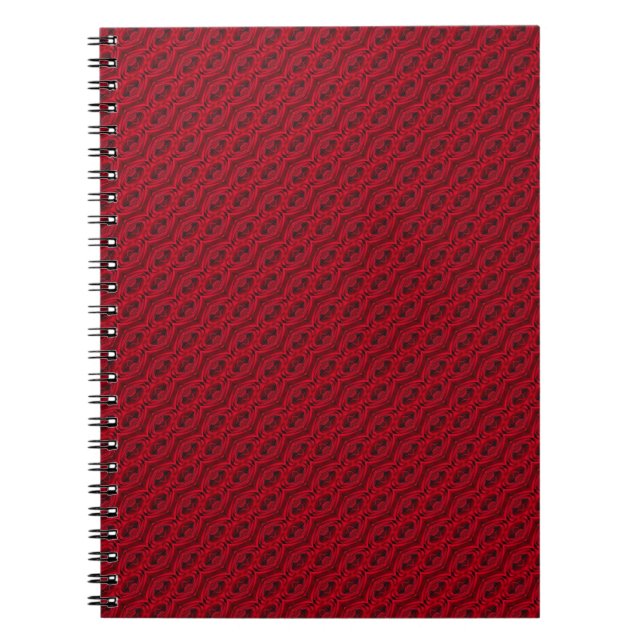 red roses pattern notebook (Front)