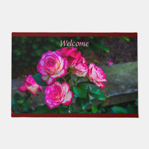 Red Roses Portrait Doormat