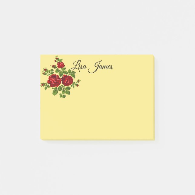 Red Roses Post-it-Notes Post-it Notes (Front)