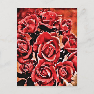 Red Roses Postcard