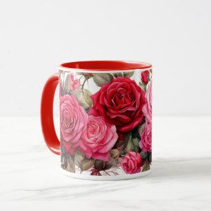 Red roses, Red roses, Mug