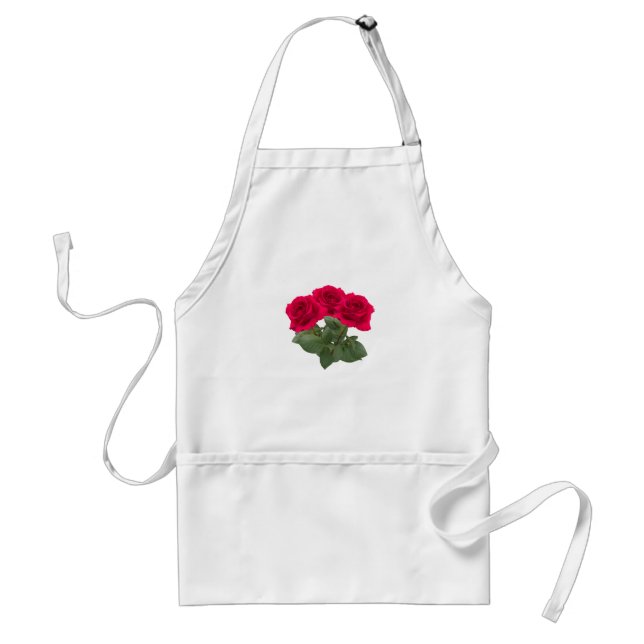 Red roses standard apron (Front)