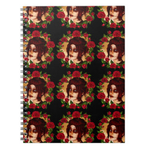 Red Roses Sugar Doll Notebook