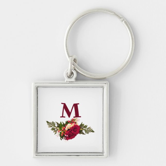 Red Roses Swagger Keychain (Front)