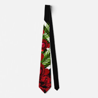 Red roses tie