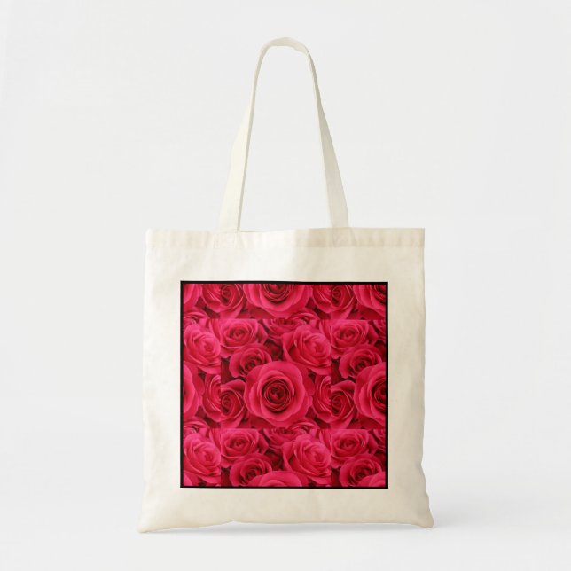 Red roses  tote bag (Front)