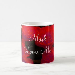 Red Roses Valentine I Mug - Customizable