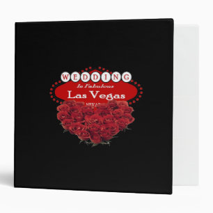 Red Roses Wedding in Las Vegas Album Binder