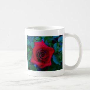 Red Roses with blue tones Coffee Mug