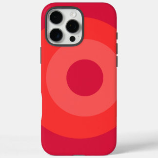Red Round Apple iPhone 16 Pro Max Case