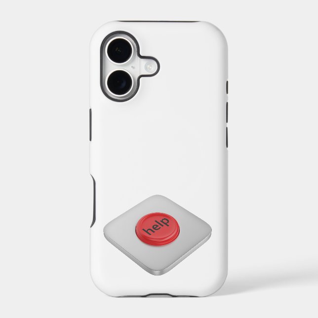 Red round help button (Back)