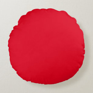Red / Round Pillow