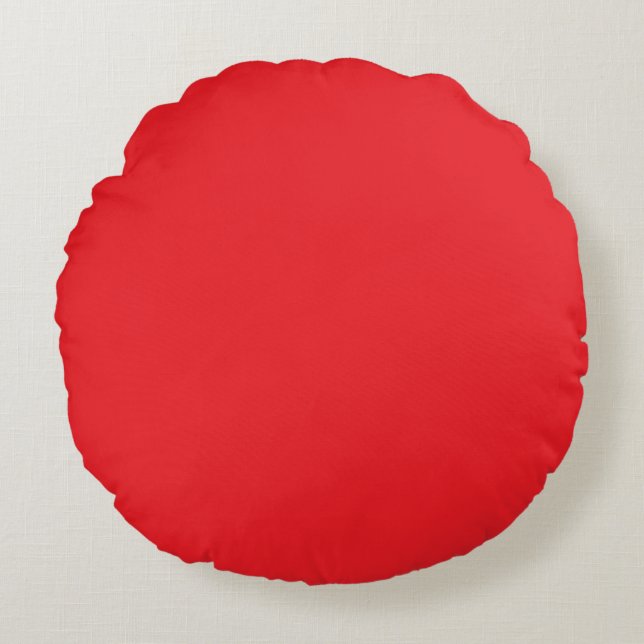 Red Round Pillow (Front)