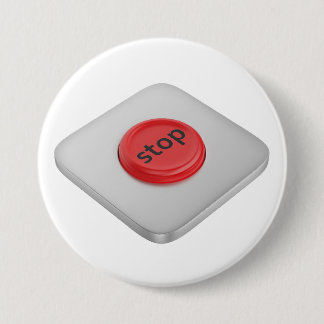 Red round stop button