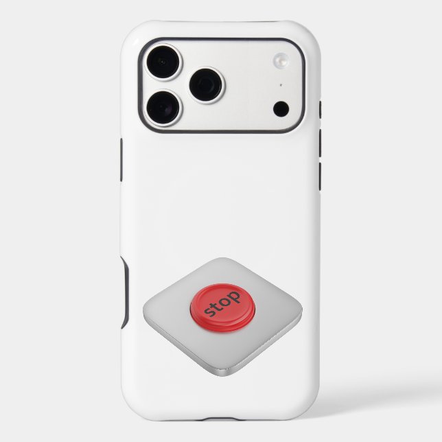 Red round stop button (Back)