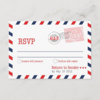 Red RSVP Postal Service Collection