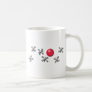 Red Rubber Ball and Jacks Coffee Mug