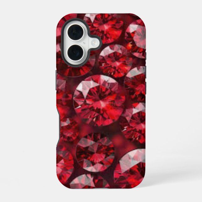 Red Rubies iPhone / iPad case (Back)