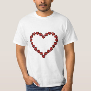 Red Ruby Gemstone Heart T-Shirt