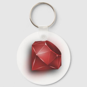 Red Ruby Keychain