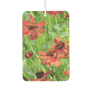 RED RUDBECKIA FLOWERS AIR FRESHENER