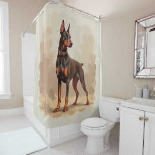 Red Rust Brown Doberman Pinscher Dog