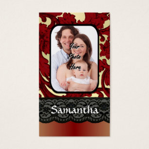 Red rust damask