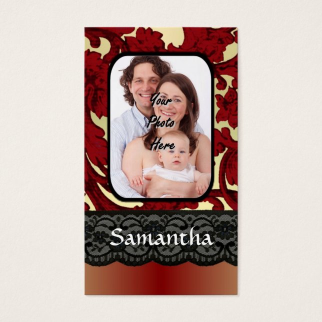 Red rust damask (Front)