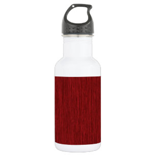 Red Rustic Grainy Wood Background 532 Ml Water Bottle