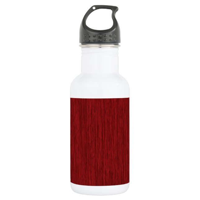 Red Rustic Grainy Wood Background 532 Ml Water Bottle (Front)