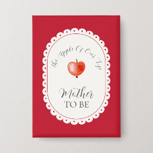 Red Rustic Mother To Be Vintage Apple Baby Shower