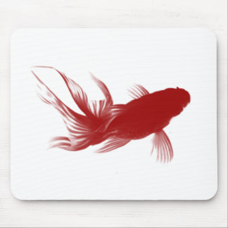 Red Ryukin Goldfish Mouse Pad