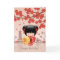 Red Sakura Kokeshi Doll, Cute Geisha Birthday