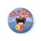 Red Sakura Kokeshi Doll - Cute Geisha Girl