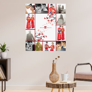 Red Sakuras & Double Happiness Poster 2 Mariages