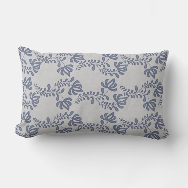 Red Salt Tulip Lumbar Pillow (Front)