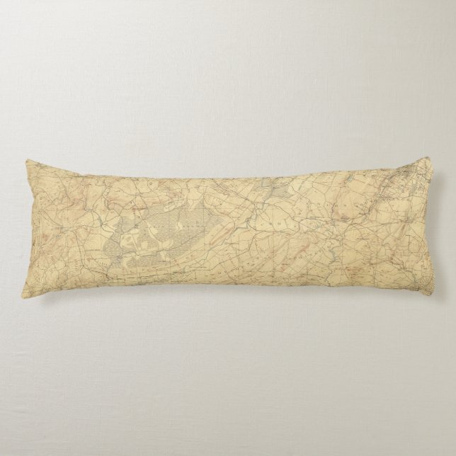 Red Sandstone, New Jersey 2 Body Pillow (Front)