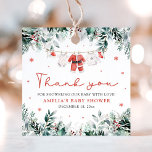 Red Santa Baby Christmas Clothesline Baby Shower Favour Tags<br><div class="desc">Add a festive touch to your baby shower with these Red Santa Baby Christmas Clothesline Baby Shower Favour Tags! Featuring adorable red Christmas baby clothes, these favour tags are the perfect finishing touch for your holiday-themed baby shower. The charming design adds a seasonal feel, making them a great addition to...</div>